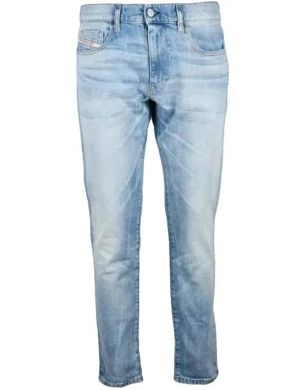 D-strukt Slim Fit Jeans With Subtle Fading And Classic Five-pocket Styling