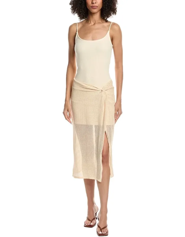 2pc Shoreline Twisted Heavy Mesh Skirt
