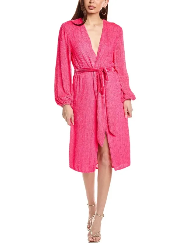 Sequin Wrap Dress