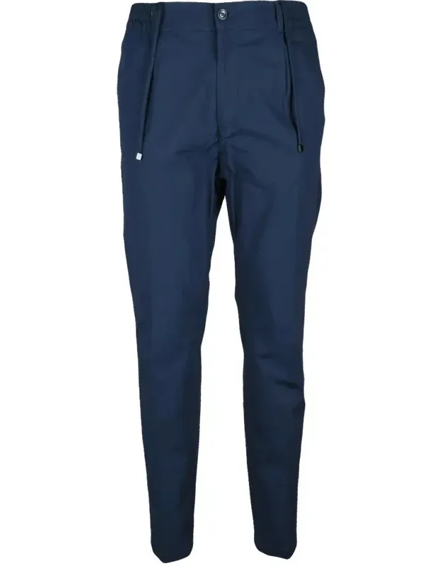Trousers - Slim Tapered With Elasticated Waistband