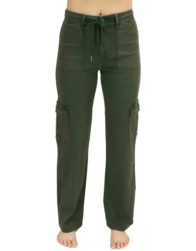 Sueded Twill Cargo Pants