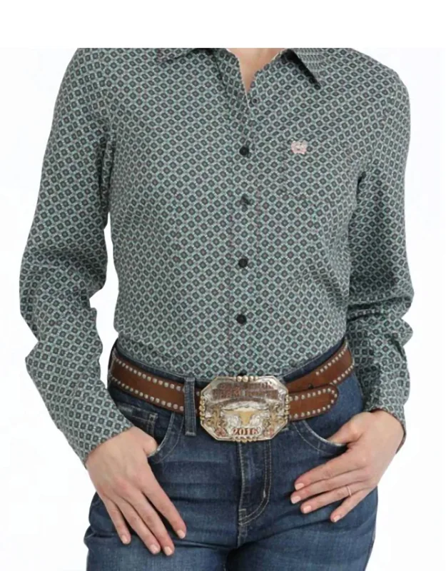 Button Down Printed Shirt