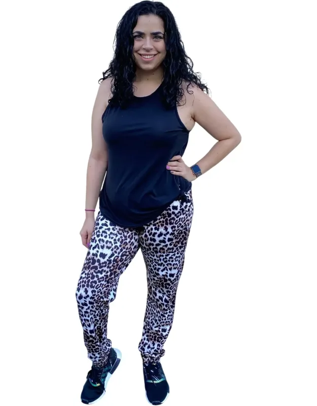 Leopard Joggers