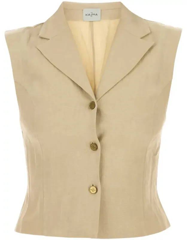Linen Sawadah Vest