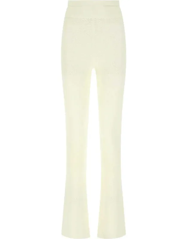 Stretch Viscose Blend Pants