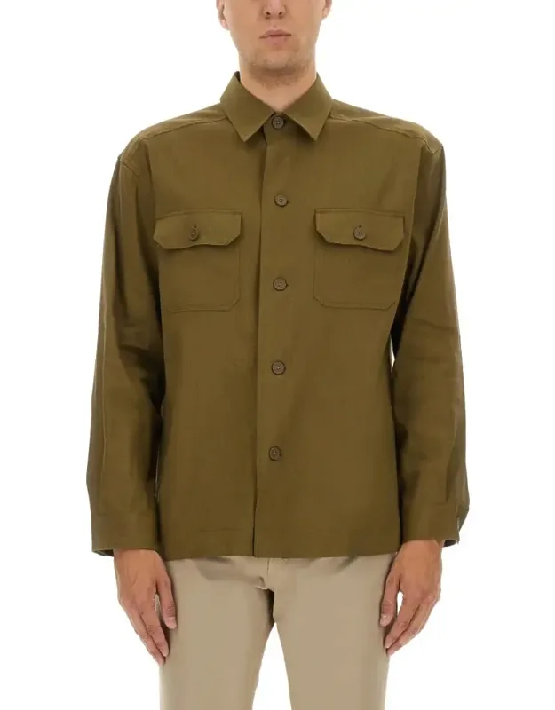 Linen And Viscose Shirt