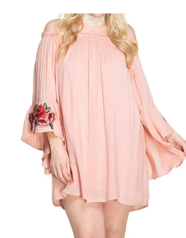 Floral Off The Shoulder Mini Dress