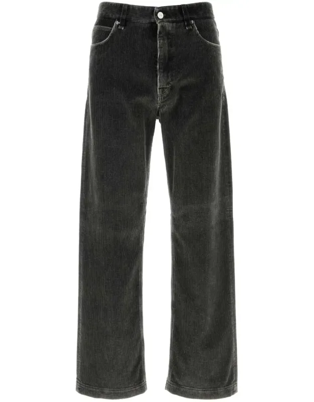 Charcoal Corduroy Pants