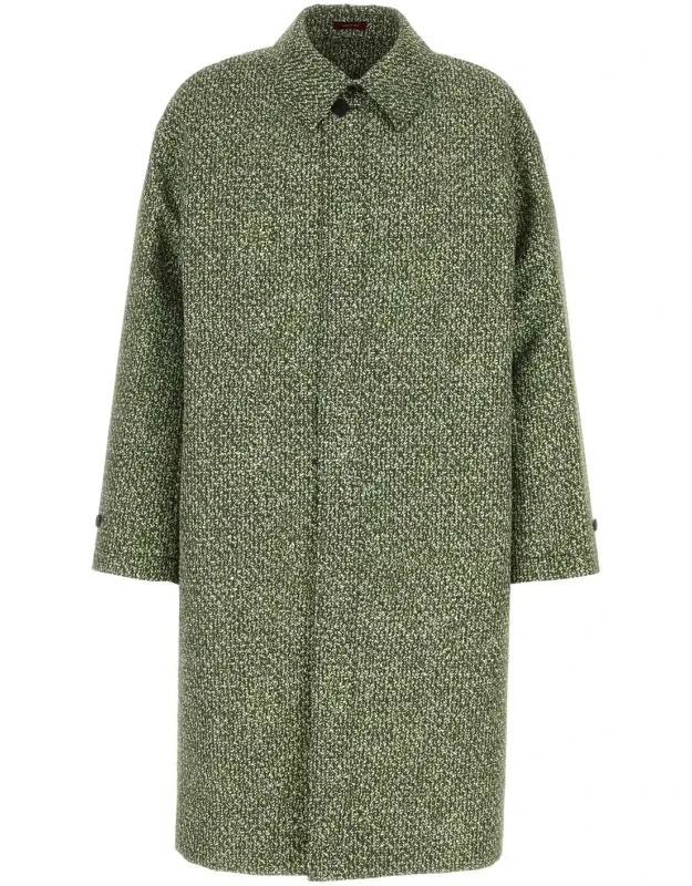 Printed Poplin Coat
