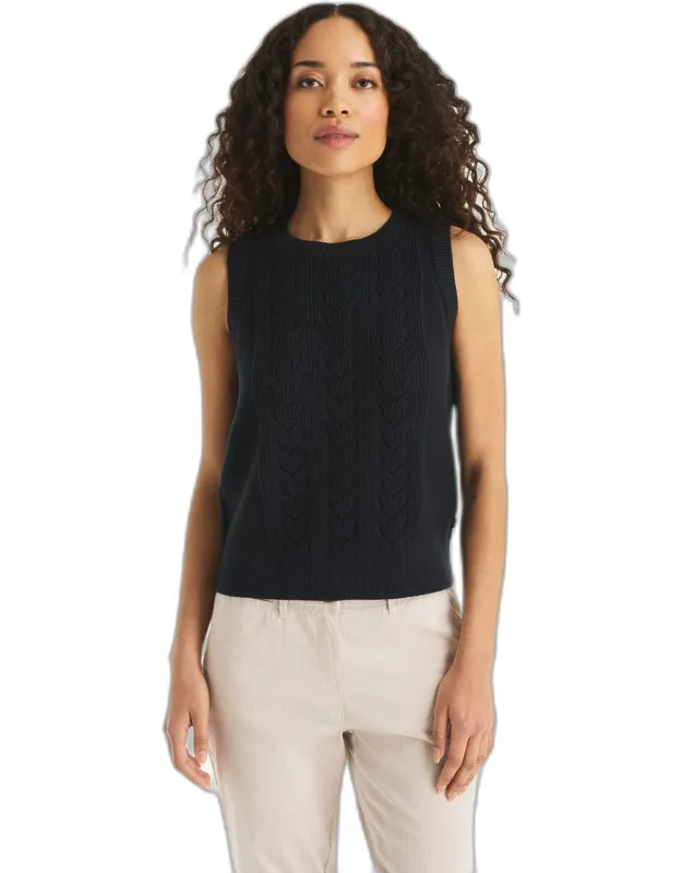 Cable-knit Sweater Tank