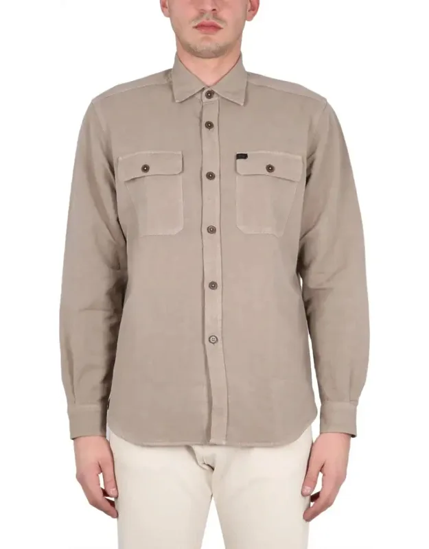 Textured Cotton-linen Shirt