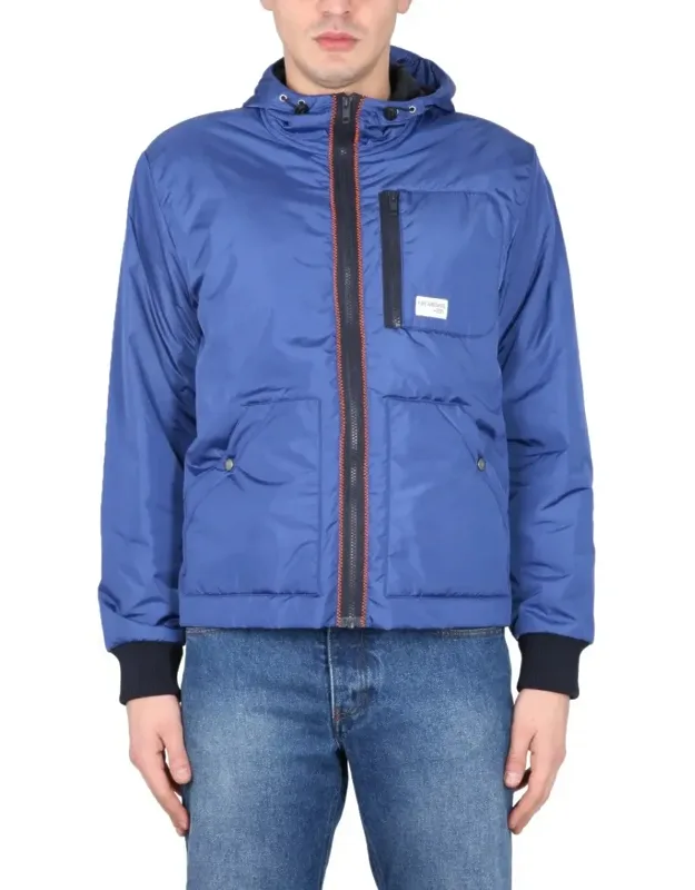 Bomber Jacket With Zipper Closure