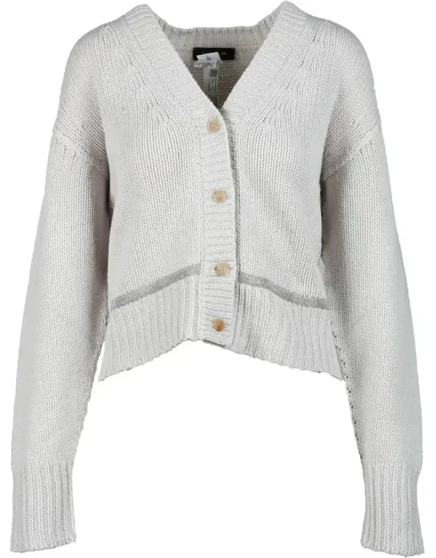 Wool Silk Cashmere Cardigan