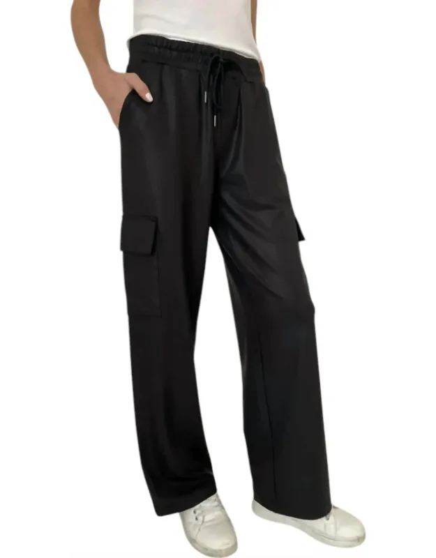 Coated Cargo Pants