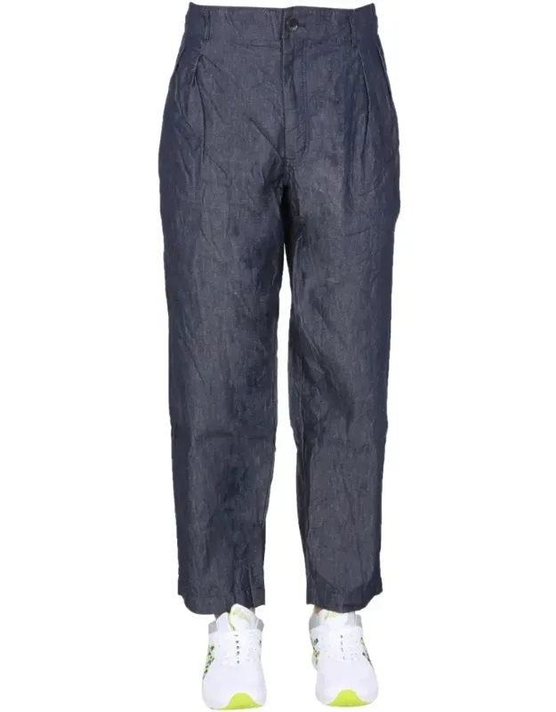 Relaxed Silhouette Straight Fit Pants