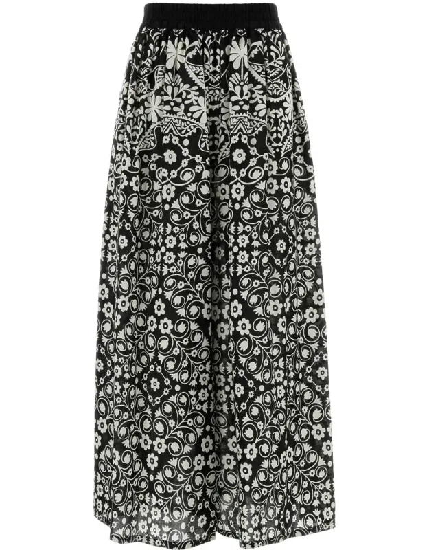 Printed Cotton Palanca Skirt