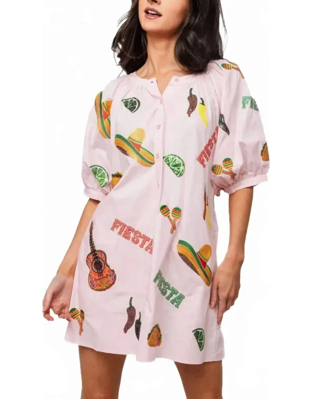 Cinco Icon Button Up Cotton Dress