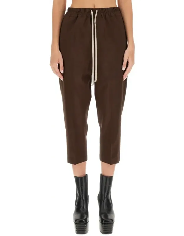 Drawstring Cropped Pants