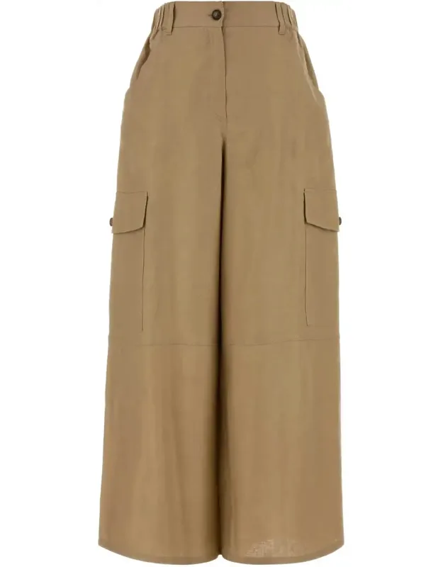 Linen Cargo Pants