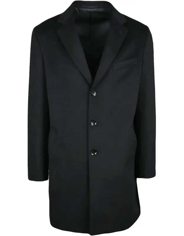 Structured Coat With Notched Lapel