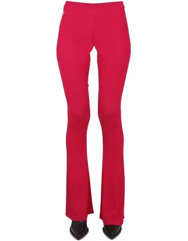 Ribbed Flare Pants