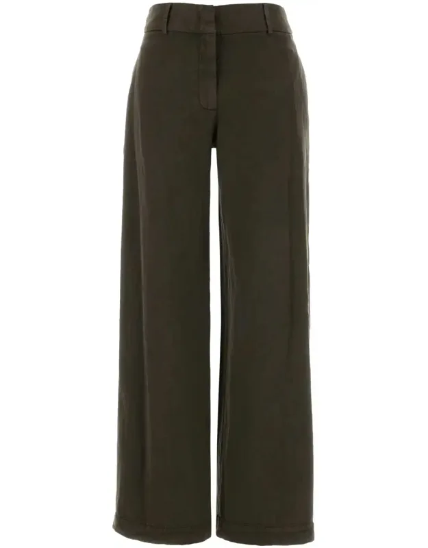 Lyocell Blend Palazzo Pants