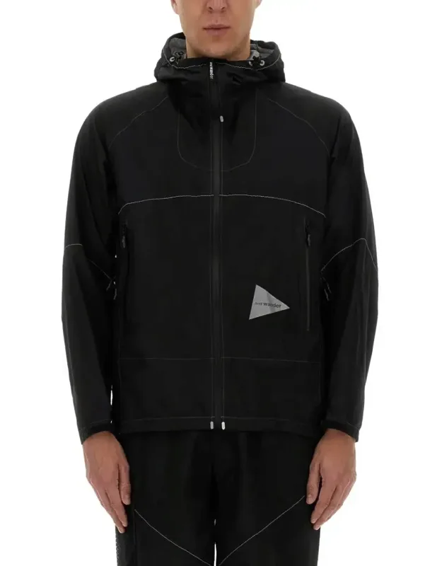 "3l Jacket With Multiple Zippered Pockets"