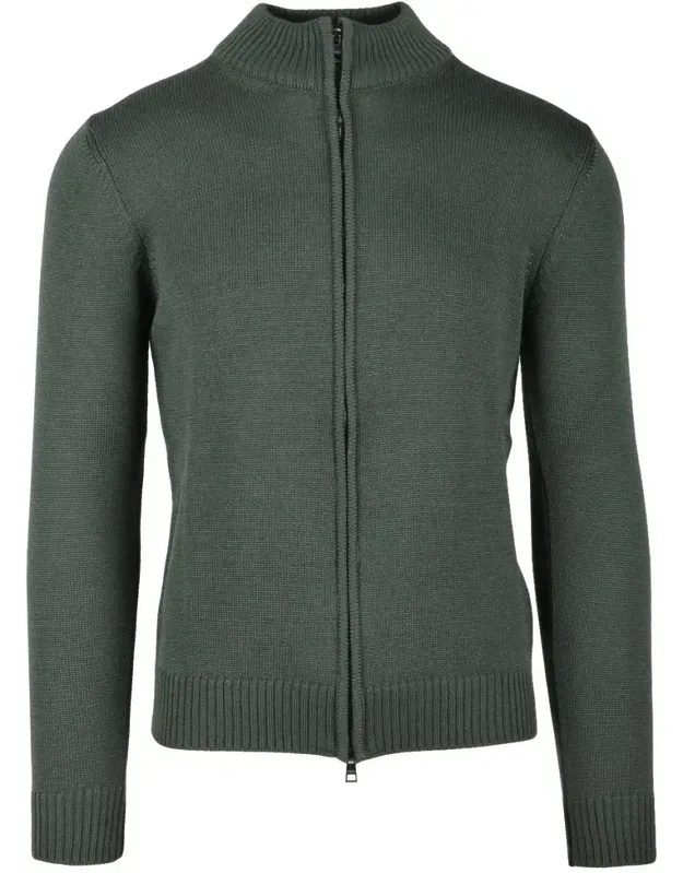 Cardigan Zip Wool