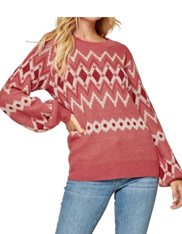 Geometric Sweater