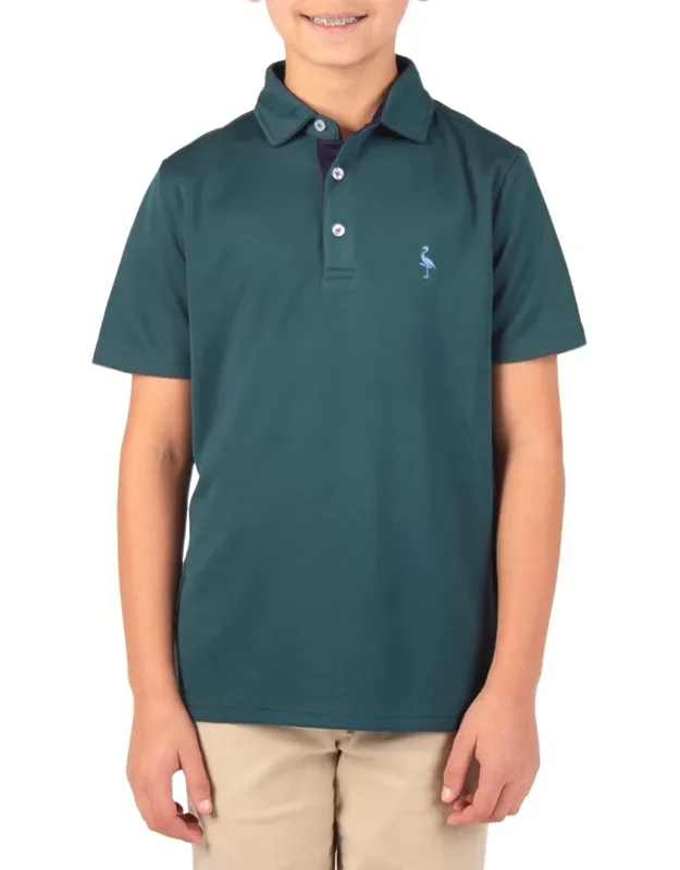 Tailorbyrd Solid Polo Shirt 3 Button Closure, 65% Modal 35% Polyester