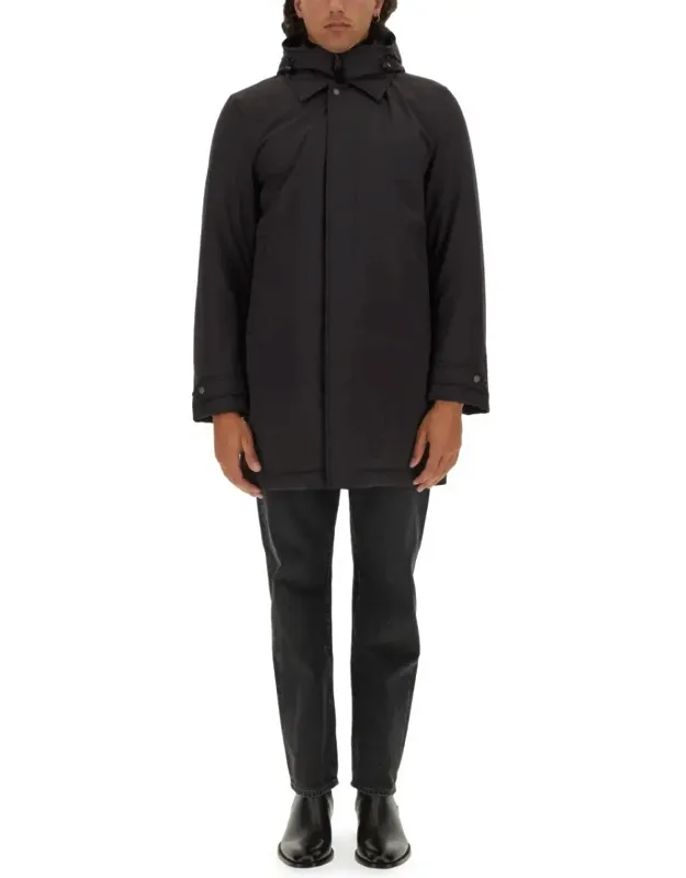 Nylon Jacket With Modern 2-in-1 Design, Practical Hood
