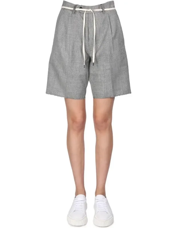 Flannel Bermuda Shorts