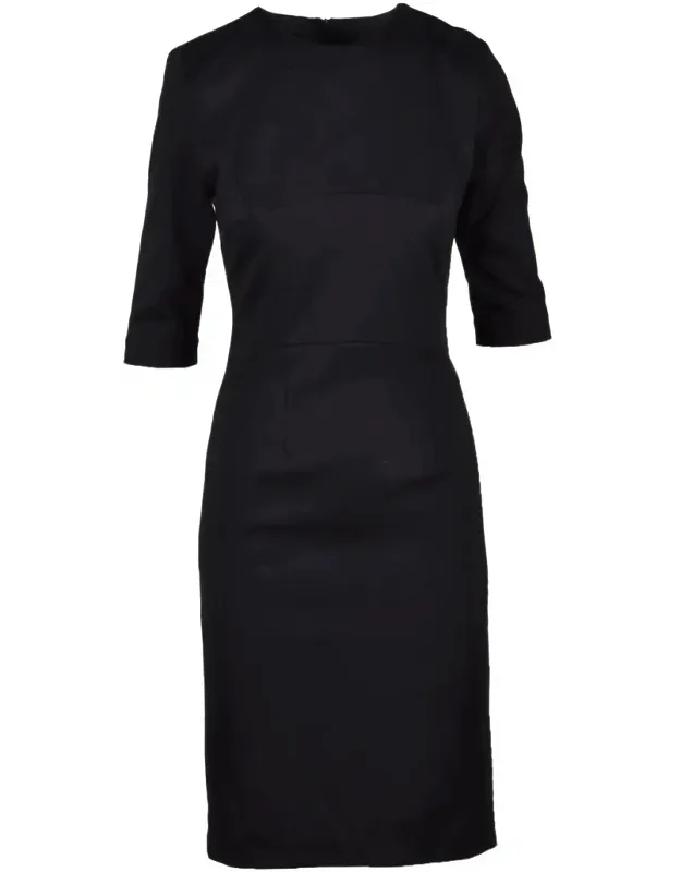 Viscose Stretch Sheath Dress