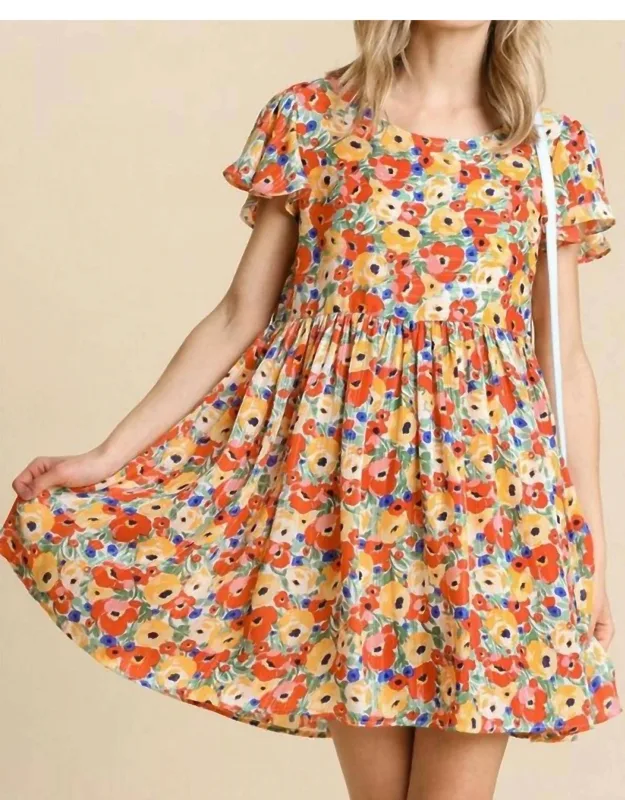 Floral Babydoll Dress