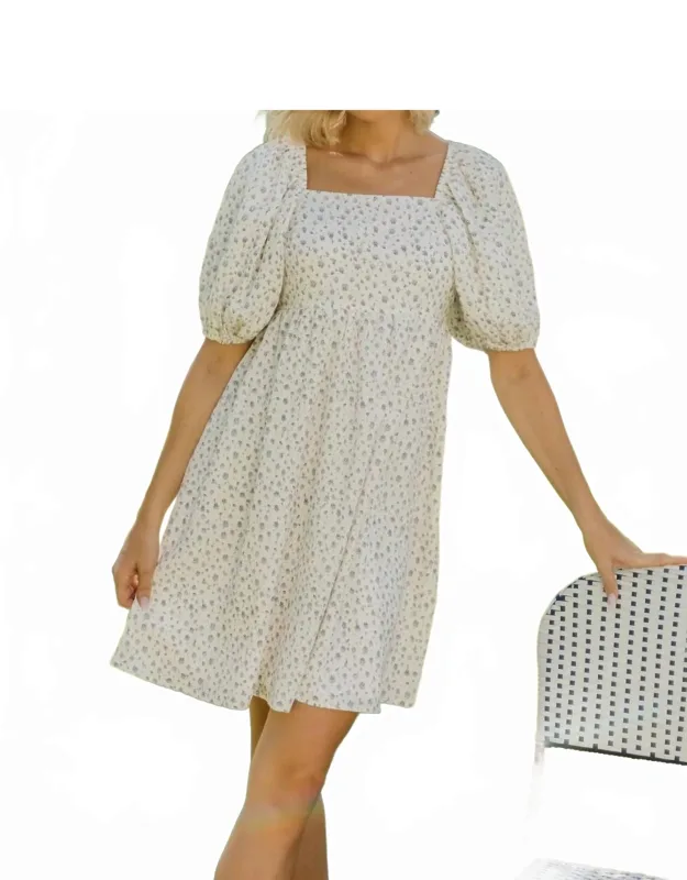 Floral Knee Length Dress