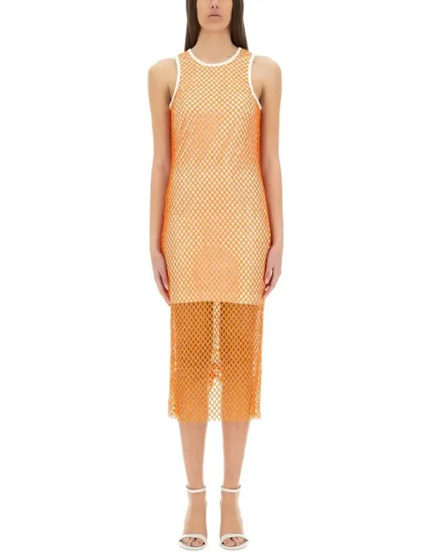 Mesh And Sequin Dress