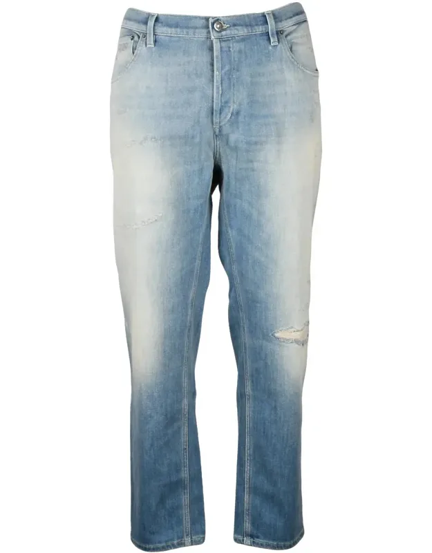 Brighton Jeans - Subtle Fading, Distressed Details