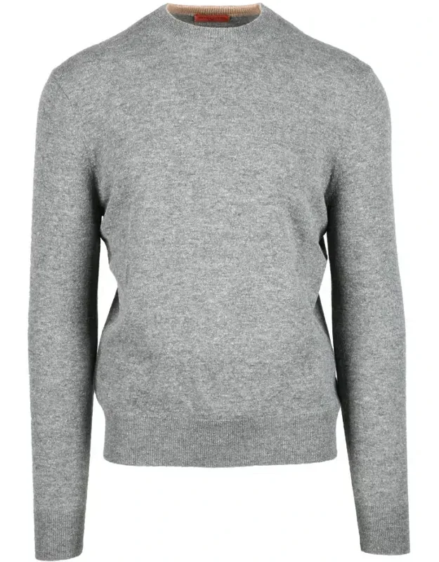 _sweater - 100% Pure Wool, Classic Crew Neckline_