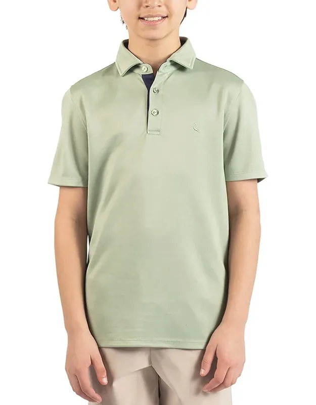 Tailorbyrd Polo Shirt 3 Button Closure, Machine Wash
