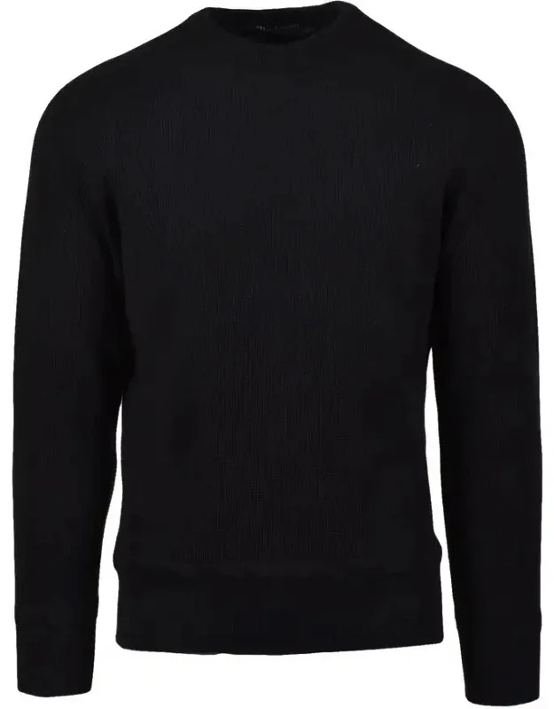 Ribbed Crew Neck Sweater