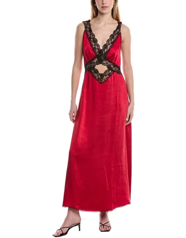 Halter Lace Midi Dress