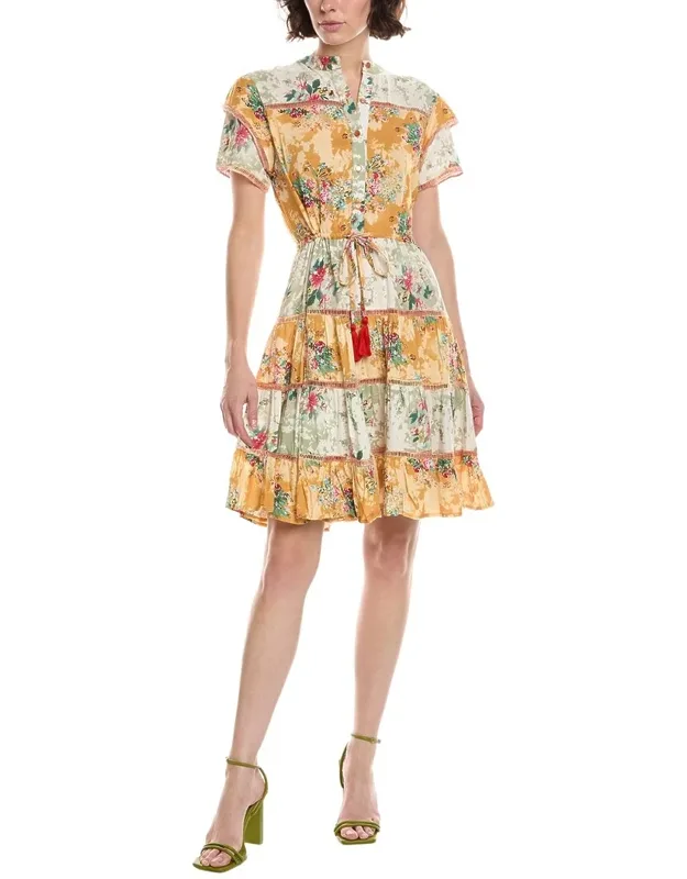 Elara Short Sleeve Mini Dress