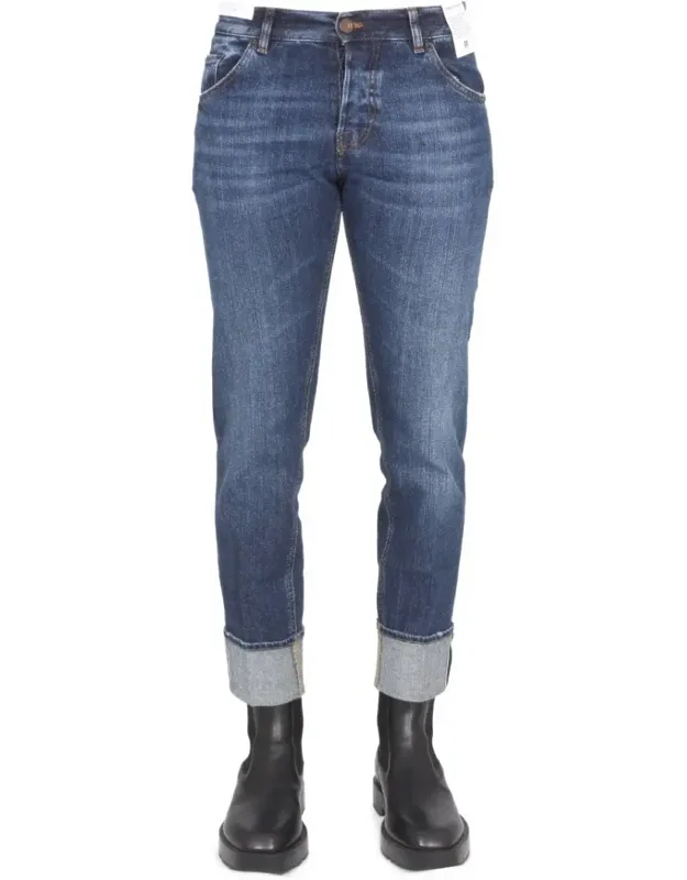 Washed Twill Jeans