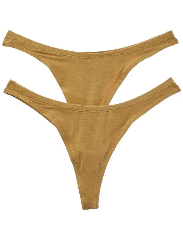 Set Of 2 Essential Dipped Thongs