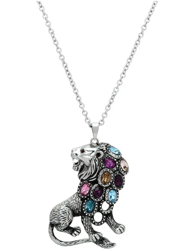 High Polished Stainless Steel Chain Pendant With Top Grade Crystal