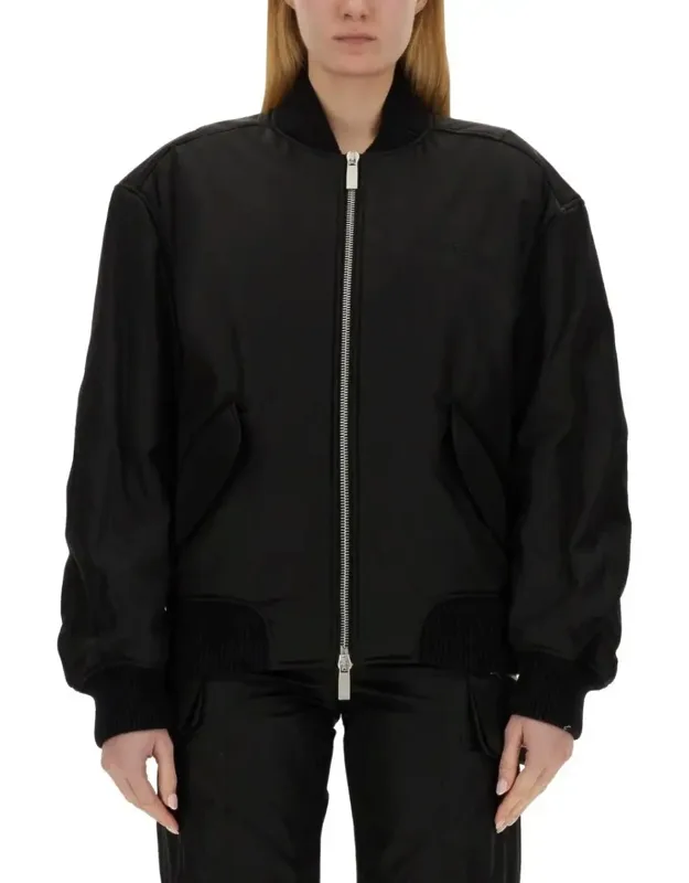 Nylon Bomber Jacket