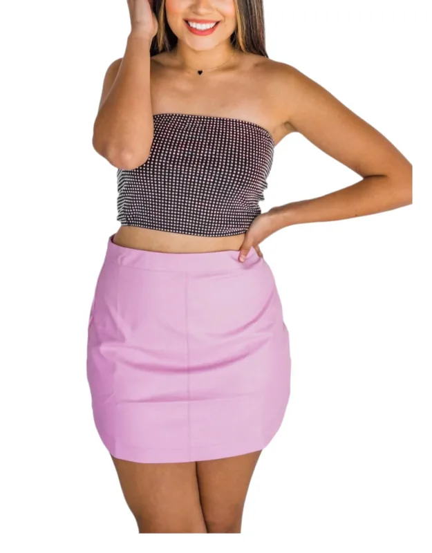 Better On Broadway Rhinestone Tube Top