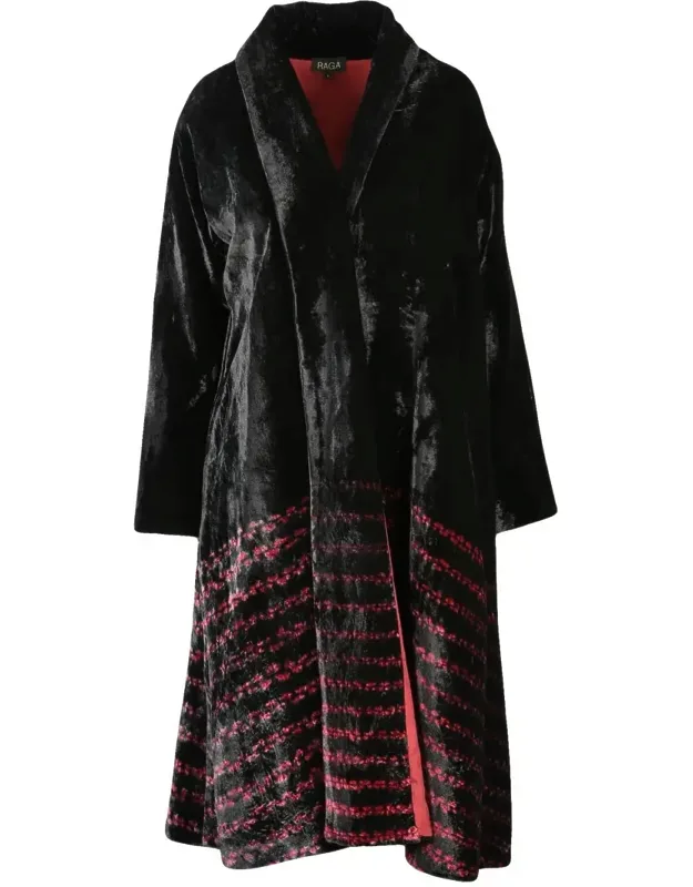 Silk Velvet Overcoat