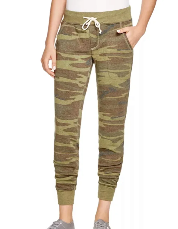 Printed Fleece Jogger Pants