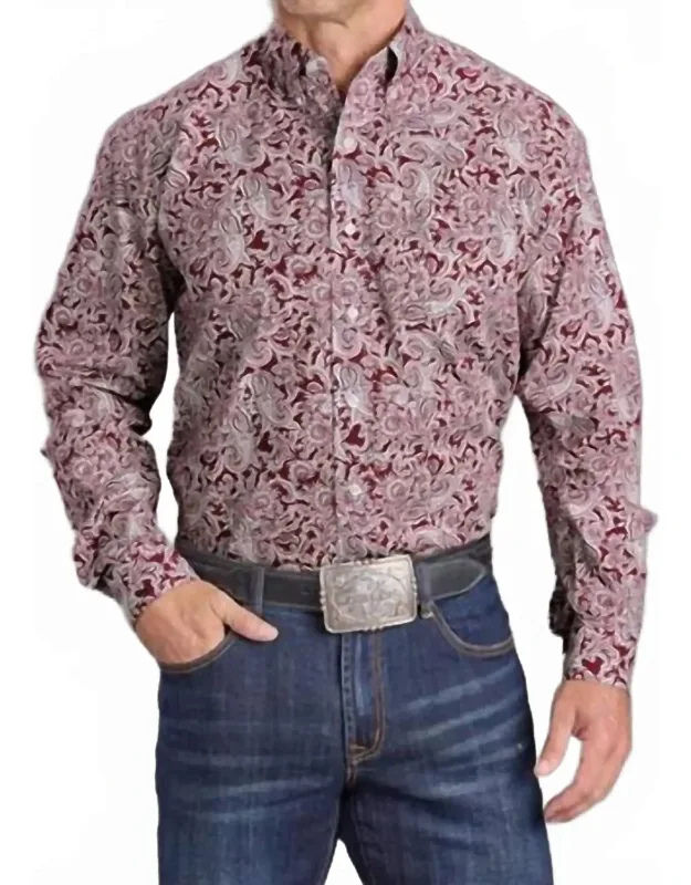Paisley Button Shirt